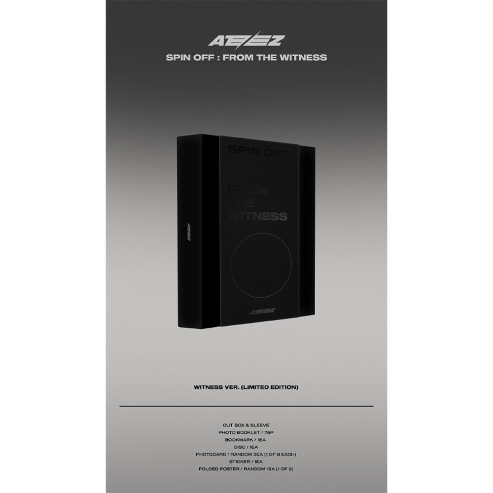 ATEEZ primeiro álbum single - SPIN OFF: FROM THE WITNESS (WITNESS VER.) CD