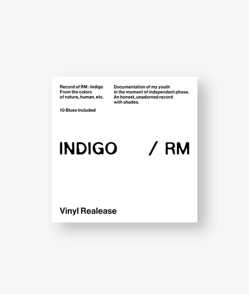 LP] Álbum Solo de RM - Indigo LP