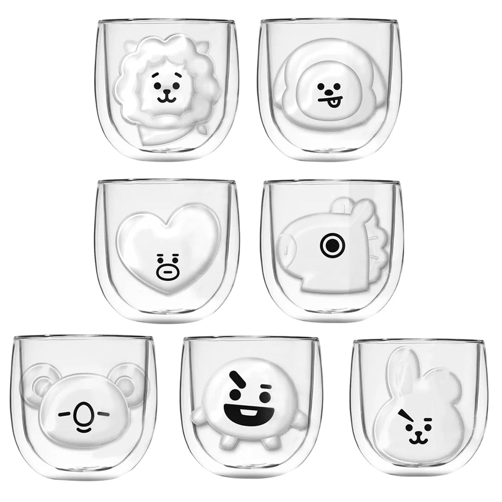 Copo de vidro BT21